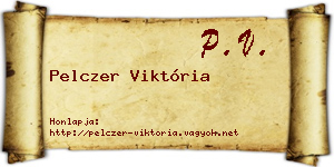 Pelczer Viktória névjegykártya