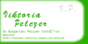 viktoria pelczer business card